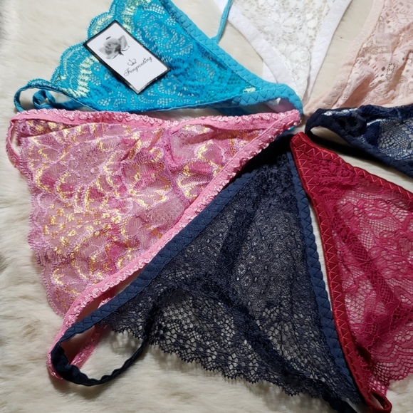 7 pairs of multi colored Women's gstring underwear - Picture 3 of 4
